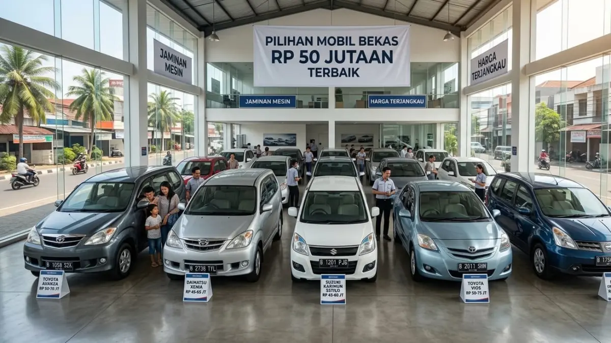 Mobil bekas 50 jutaan terbaik 2026 hadir dengan banyak pilihan menarik. Simak daftar mobil murah yang masih layak dibeli.