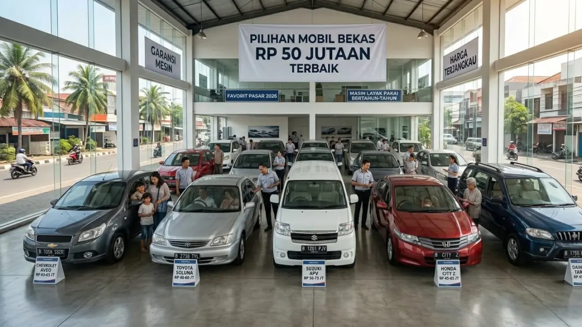 Mobil bekas 50 jutaan terbaik 2026 semakin beragam. Ada Panther, Ford Fiesta, hingga Mitsubishi Kuda yang masih layak dibeli.