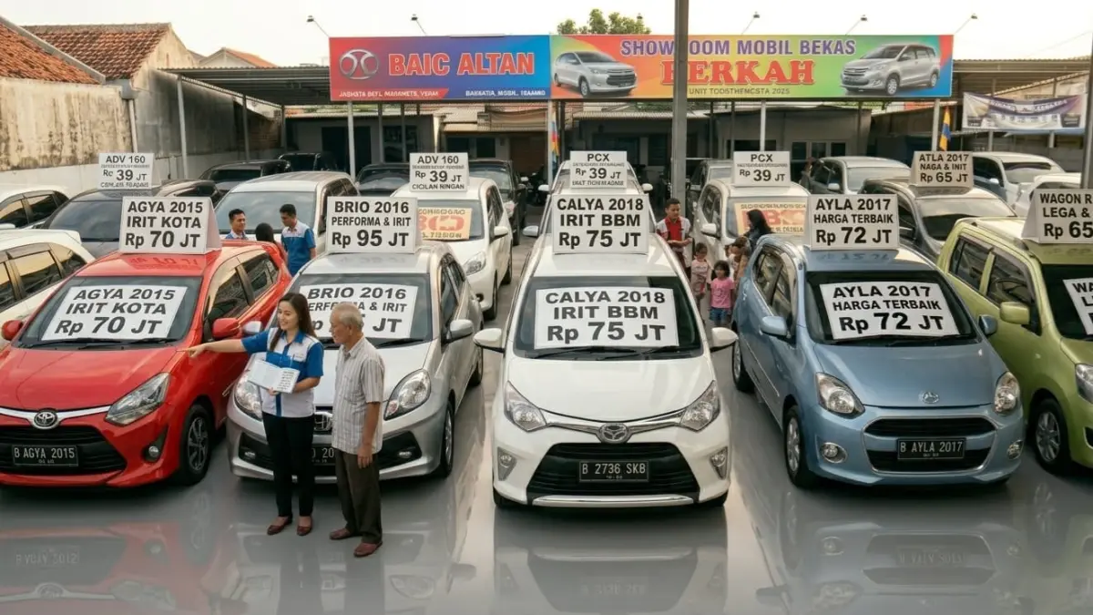 Rekomendasi mobil bekas murah irit hemat BBM 2026, mulai Rp60 jutaan. Cocok untuk harian, keluarga, hingga usaha.