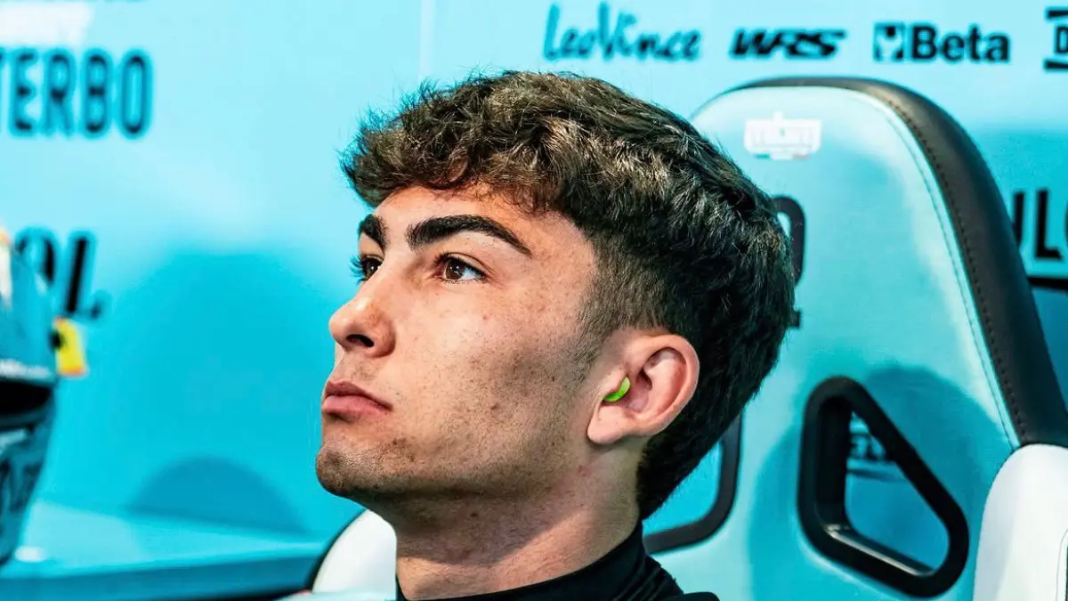 Adrian Fernandez didiskualifikasi dari enam balapan Moto3 2026. Veda Ega Pratama naik podium dan tembus tiga besar klasemen. (Screenshot Instagram)