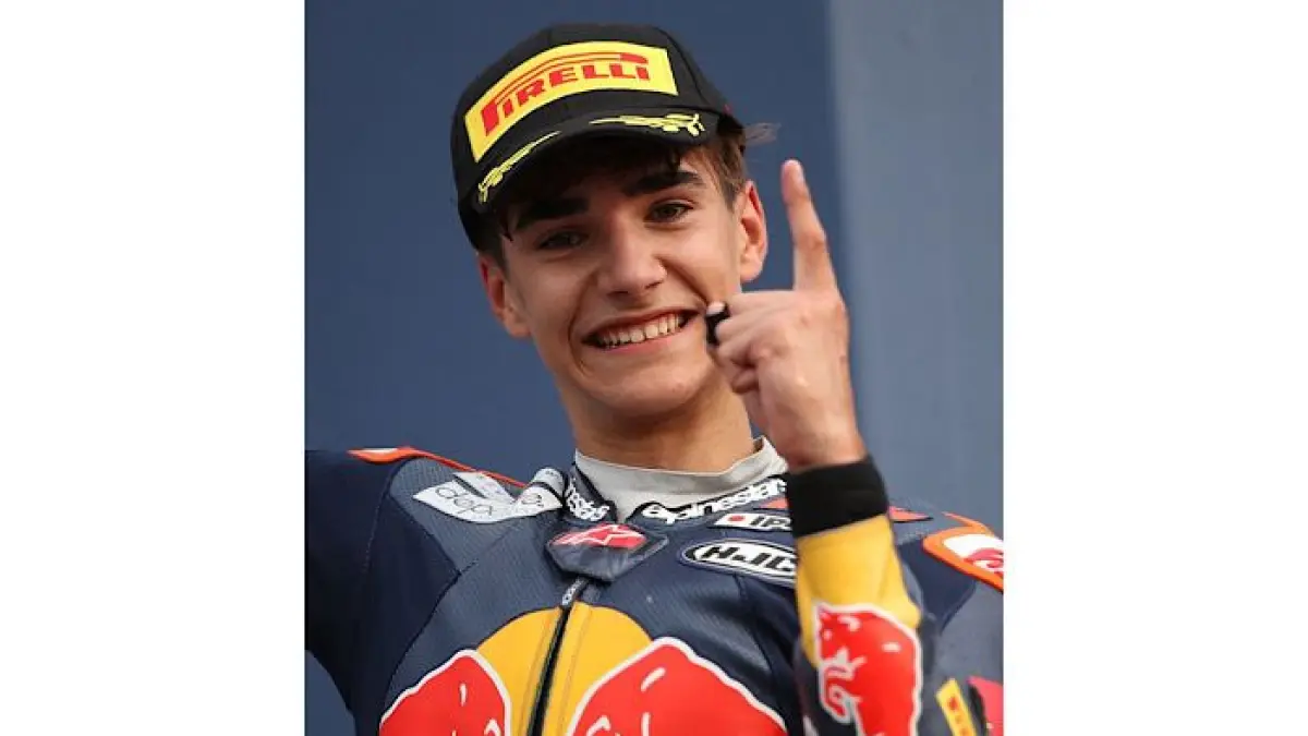 Brian Uriarte didiskualifikasi Moto3 Catalunya akibat oli tak sesuai spesifikasi. Fadillah Arbi Aditama kini pimpin Rookie of The Year.(pinterest)