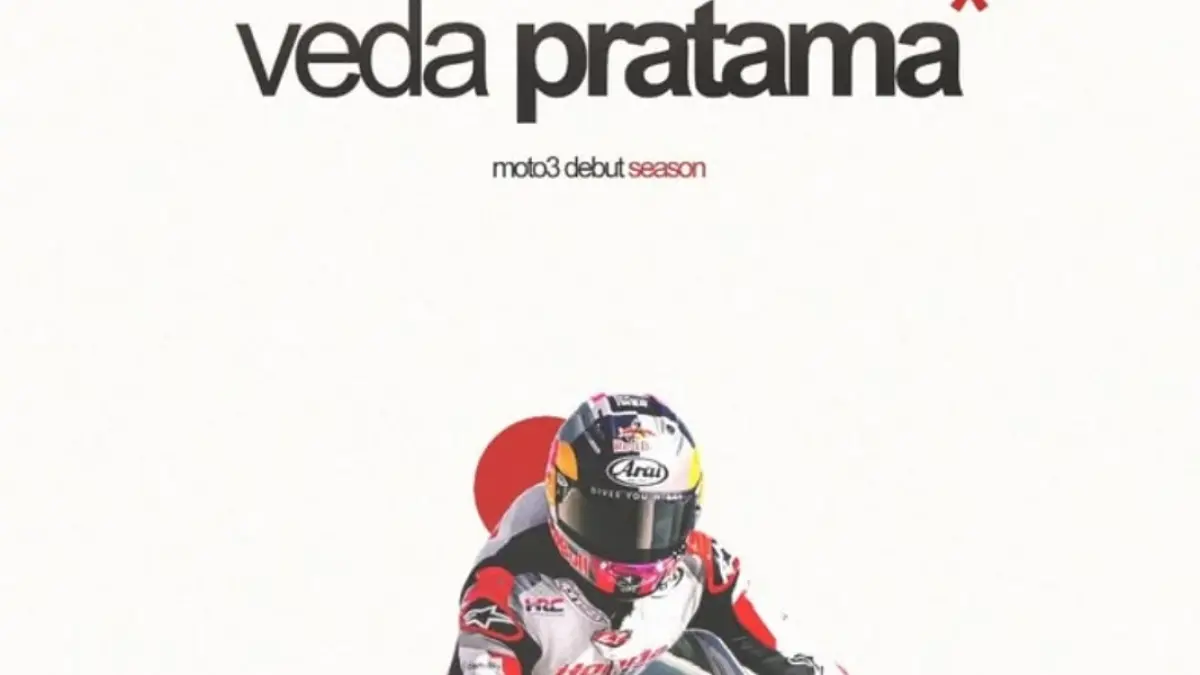 Veda Ega Pratama Rookie Moto3 tampil mengejutkan pada musim debut 2026 dan mulai diperhitungkan di dunia Grand Prix. (PINTEREST)