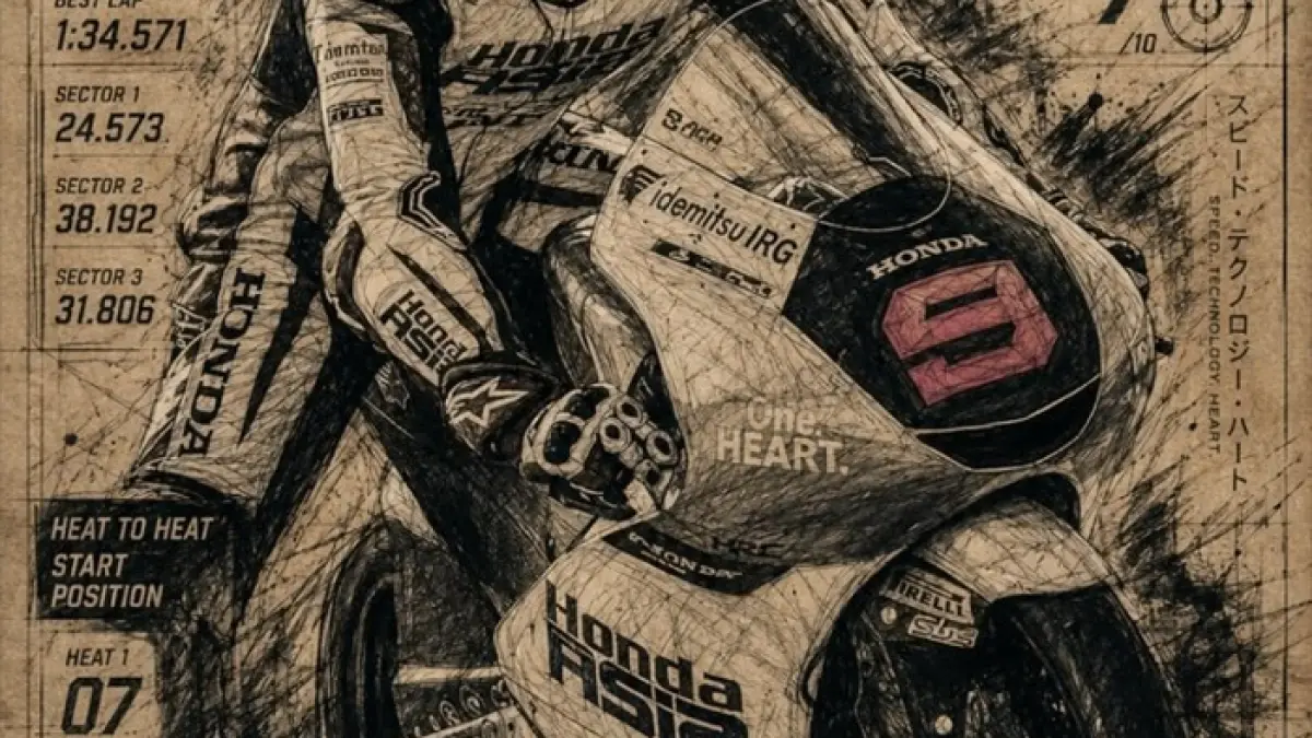 Inilah alasan krusial perlunya upgrade motor veda ega pratama di Moto3 2026 usai drama penalti dan ban licin di Hungaria. (PINTEREST)