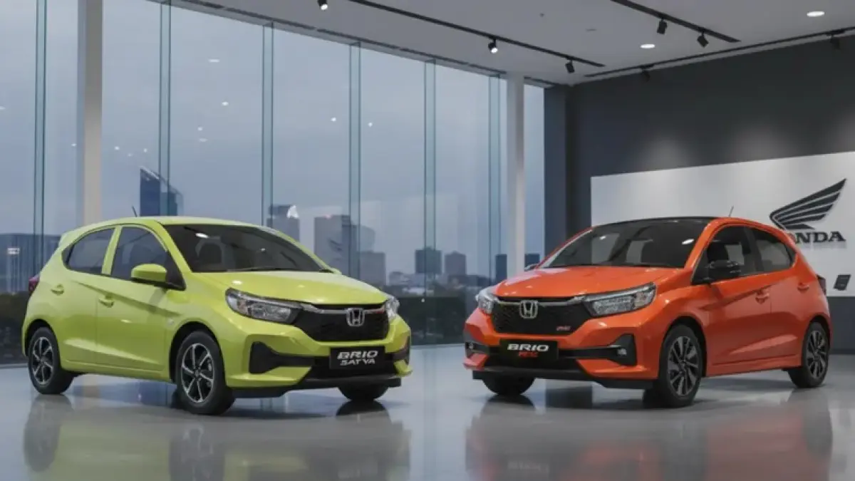 Honda Brio Hybrid 2026 hadir dengan teknologi hybrid, Honda Sensing, dan desain baru. Simak spesifikasi serta perkiraan harganya (Pinterest).
