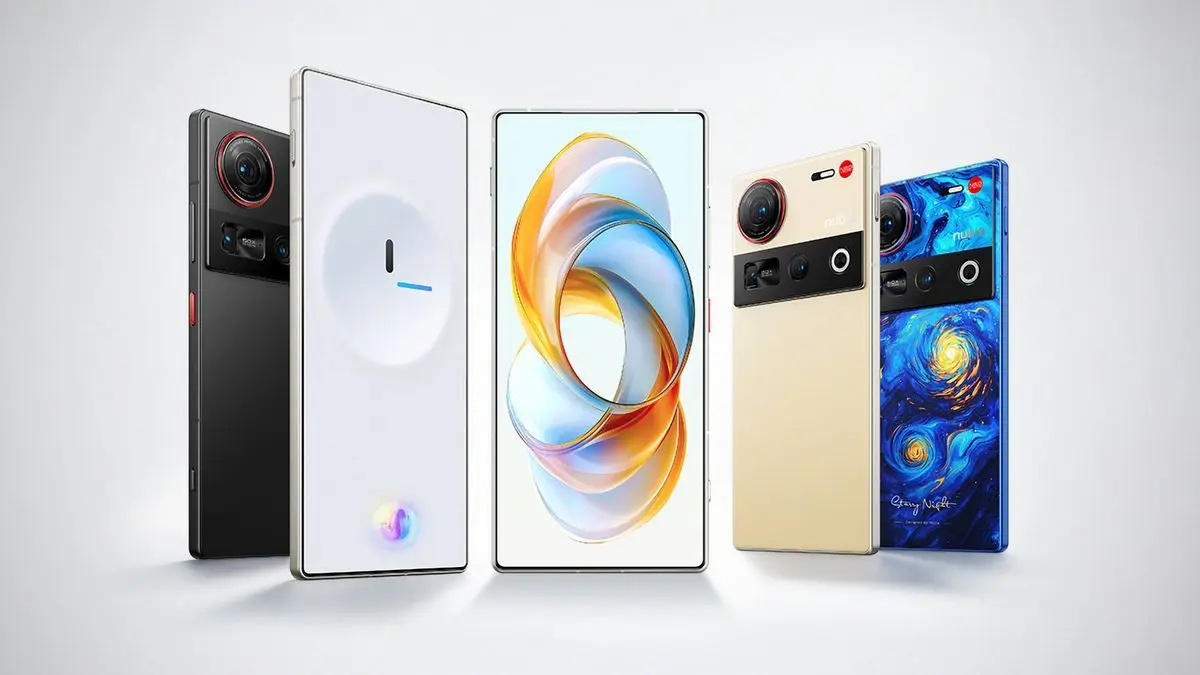 HP Nubia terbaru 2026 hadir dengan pilihan menarik, mulai HP murah, kamera 108 MP, 5G, hingga gaming Red Magic. (Pinterest)