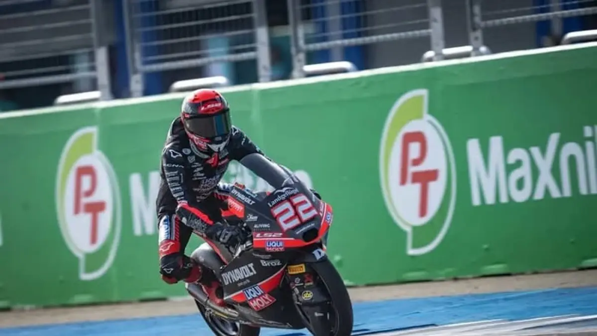 Line up Moto3 2026 resmi diumumkan. Veda Ega Pratama tetap di Honda Team Asia, simak daftar rider dan jadwal MotoGP 2026.(Gemini AI)