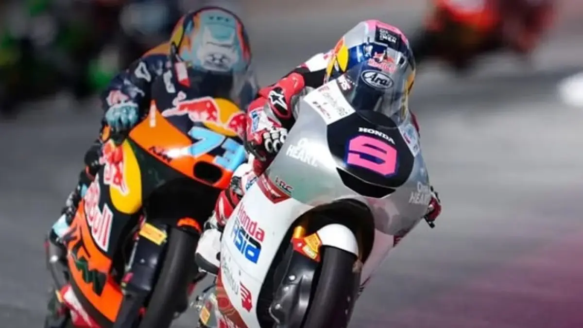 Lucy Wiryono mengungkap sisi lain Veda Ega Pratama yang tetap fokus sekolah sambil mengejar mimpi besar menuju MotoGP.(Gemini AI)