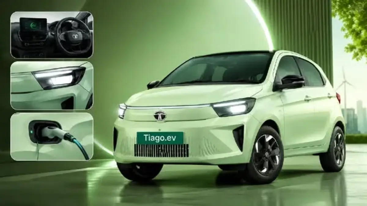 Tata Tiago EV hadir dengan desain mirip Honda Brio, harga mulai Rp157 juta dan jarak tempuh hingga 315 km (Pinterest).