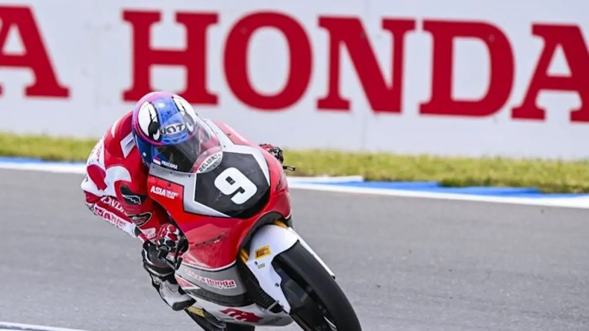 Feda Ega Pratama menjadi sorotan jelang Moto3 Mugello 2026. Honda Team Asia siapkan evaluasi besar usai kendala di Catalunya.(pinterest)