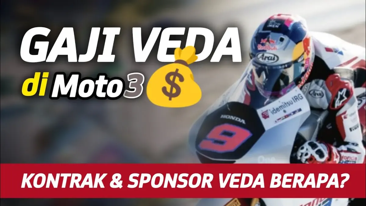 Gaji Veda Ega Pratama di Moto3 2026 diprediksi tembus miliaran rupiah usai resmi bergabung dengan Honda Team Asia. (Youtube. com)