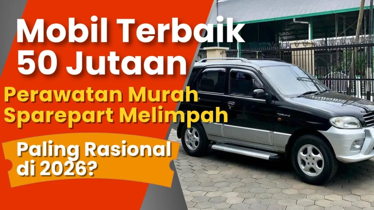 Mobil bekas Rp50 jutaan terbaik 2026, dari Karimun Kotak hingga Isuzu Panther, terkenal bandel dan spare part melimpah. (Youtube. com)