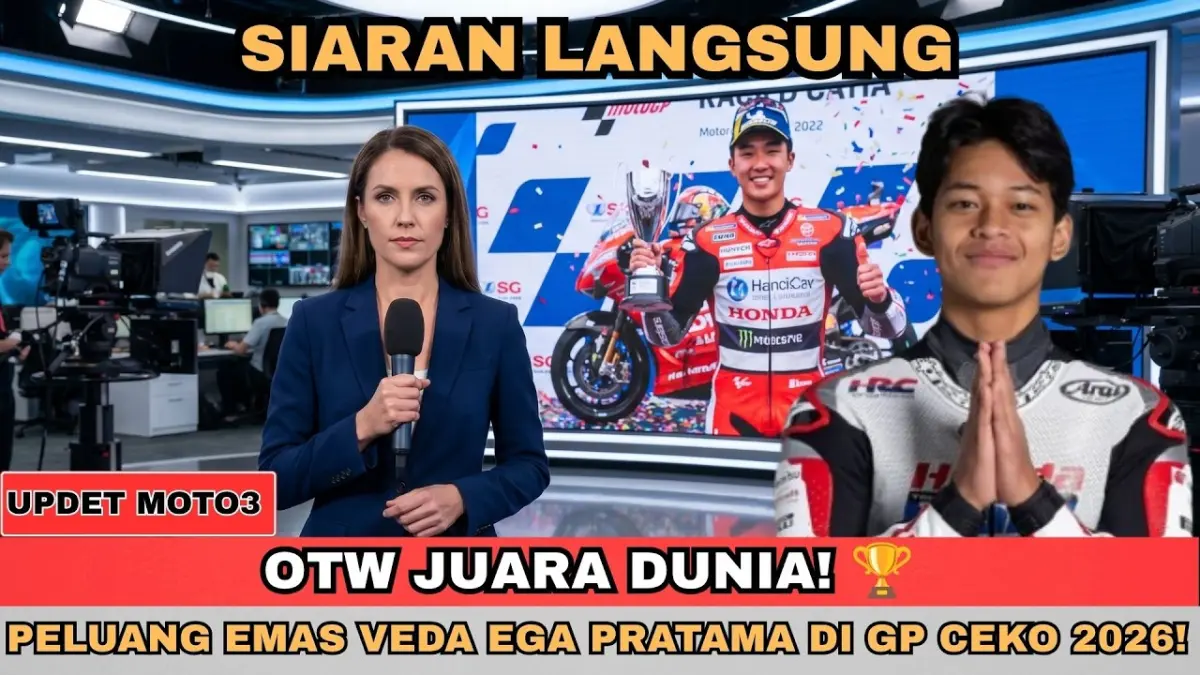 Veda Ega Pratama bikin media Spanyol panik. Pembalap Indonesia ini disebut ancaman serius bagi dominasi Eropa. (Youtube. com)
