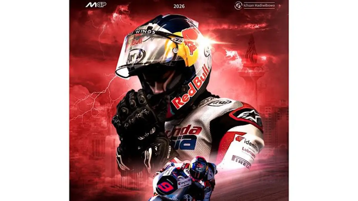 Veda Ega Pratama start posisi 8 Moto3 Brno 2026 dan siap duel sengit dengan Hakim Danish demi peluang podium.(pinterest)