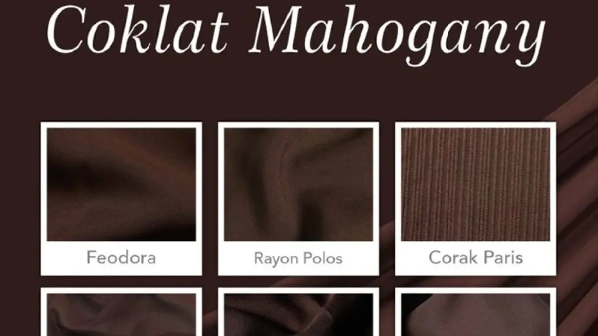 Baju warna mahogany cocok dengan jilbab warna apa? Simak 10 rekomendasi warna terbaik agar tampil elegan. (PINTEREST)
