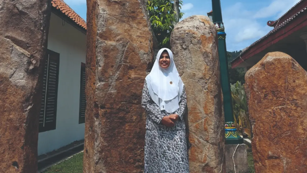 SUHARTI, Ketua IBI Trenggalek. (FATRA ADITYA/RADAR TRENGGALEK)
