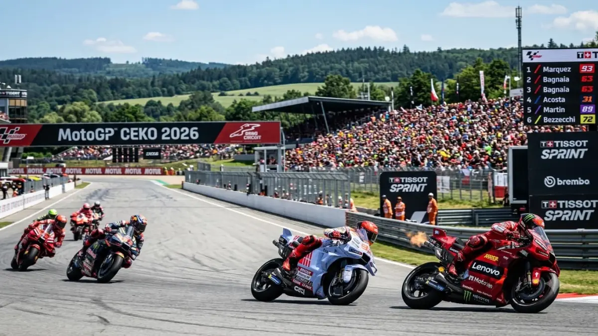 Jadwal MotoGP Ceko 2026 lengkap di Sirkuit Brno, mulai latihan bebas, Sprint Race, hingga balapan utama MotoGP.