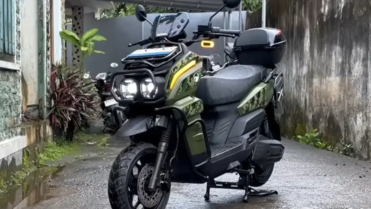 Review Indomobil Emotor Tyranno Terbaru, motor listrik tangguh ala militer dengan fitur Android Auto Wireless dan torsi gahar! (PINTEREST)