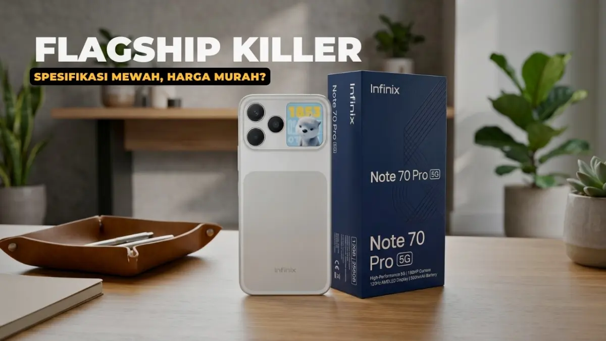 Infinix Note 70 Pro 5G dirumorkan hadir dengan layar belakang aktif, kamera 200 MP, baterai 7.000 mAh, dan Snapdragon terbaru. (Youtube. com)