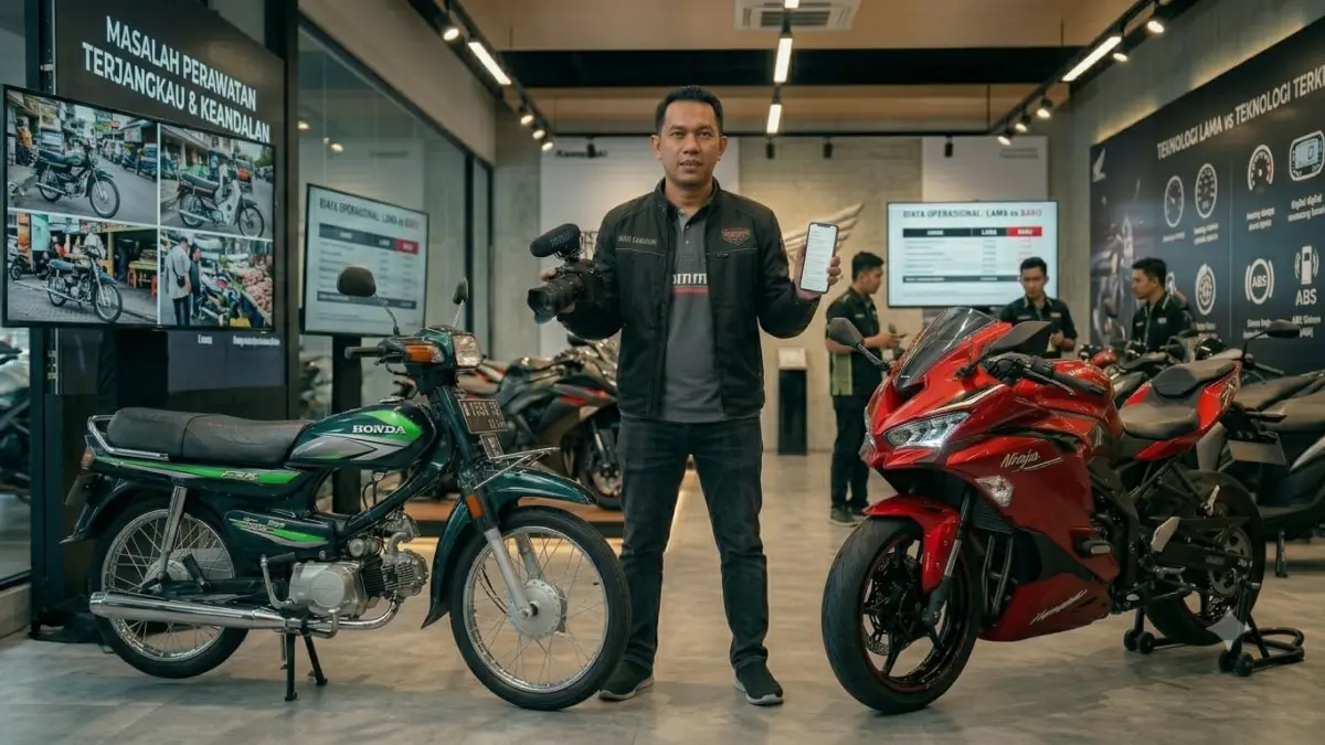 Iwan Banaran terbaru membahas motor lawas yang masih bertahan di tengah gempuran motor baru dan teknologi modern.