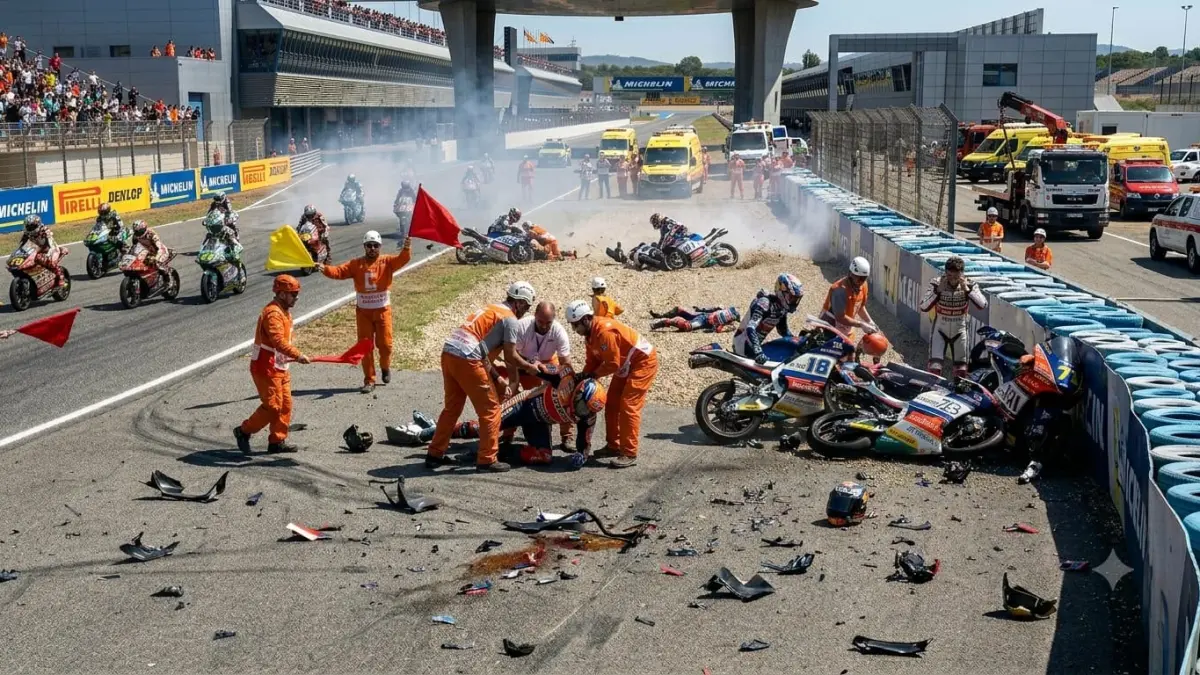 Moto3 terparah dalam sejarah Grand Prix, dari kecelakaan massal hingga insiden yang mendorong perubahan keselamatan balap.