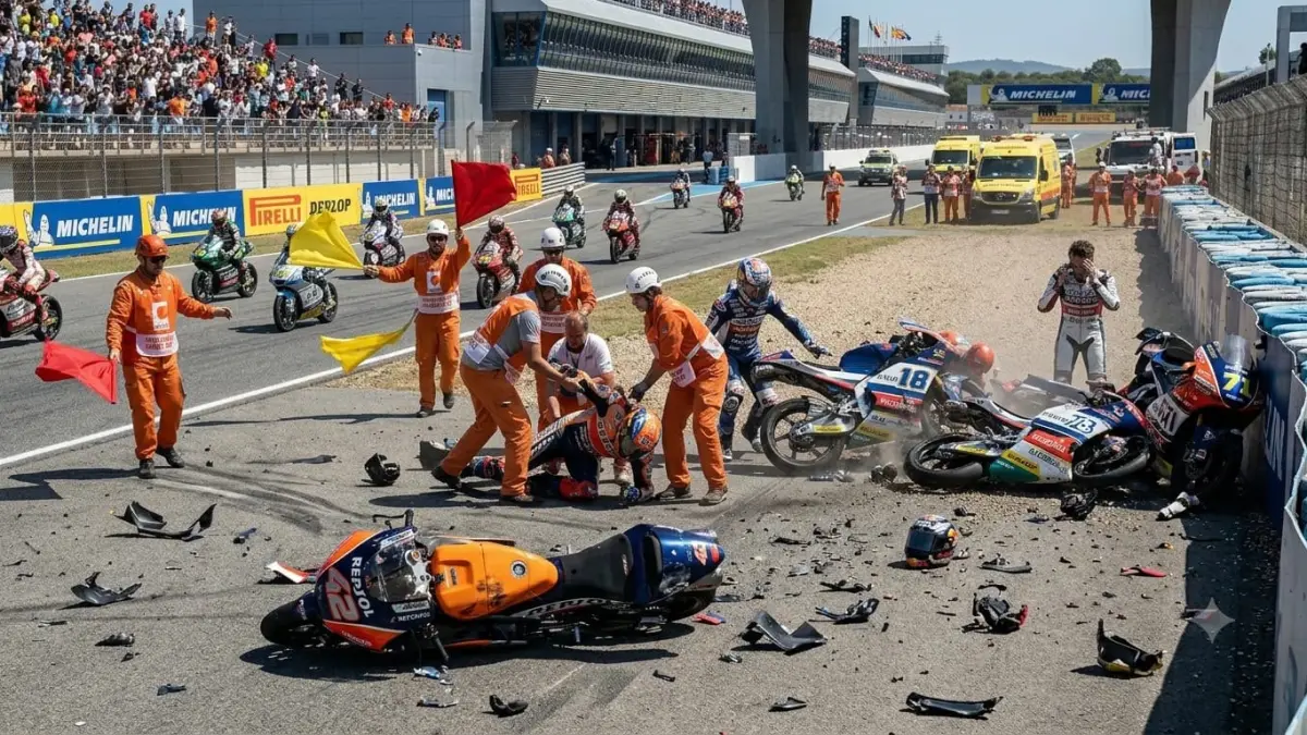 Moto3 terparah sepanjang sejarah balap dunia. Simak insiden besar yang mendorong perubahan regulasi dan keselamatan.