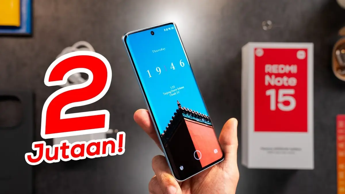 Redmi Note 15 4G hadir dengan layar AMOLED 120Hz, baterai 6.000 mAh, dan kamera 108 MP. Simak apakah layak dibeli. (Youtube. com)