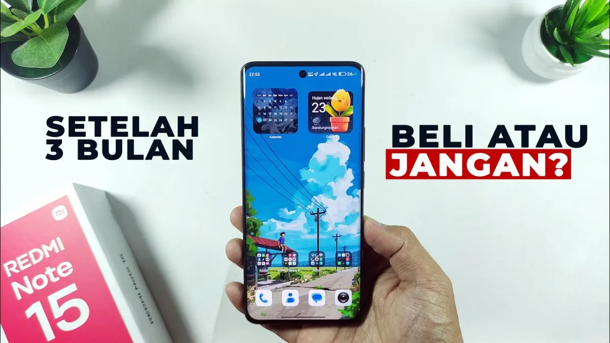 Redmi Note 15 masih layak dibeli? Simak 5 kelebihan dan 5 kekurangan setelah dipakai selama 3 bulan sebelum checkout. (Youtube. com)