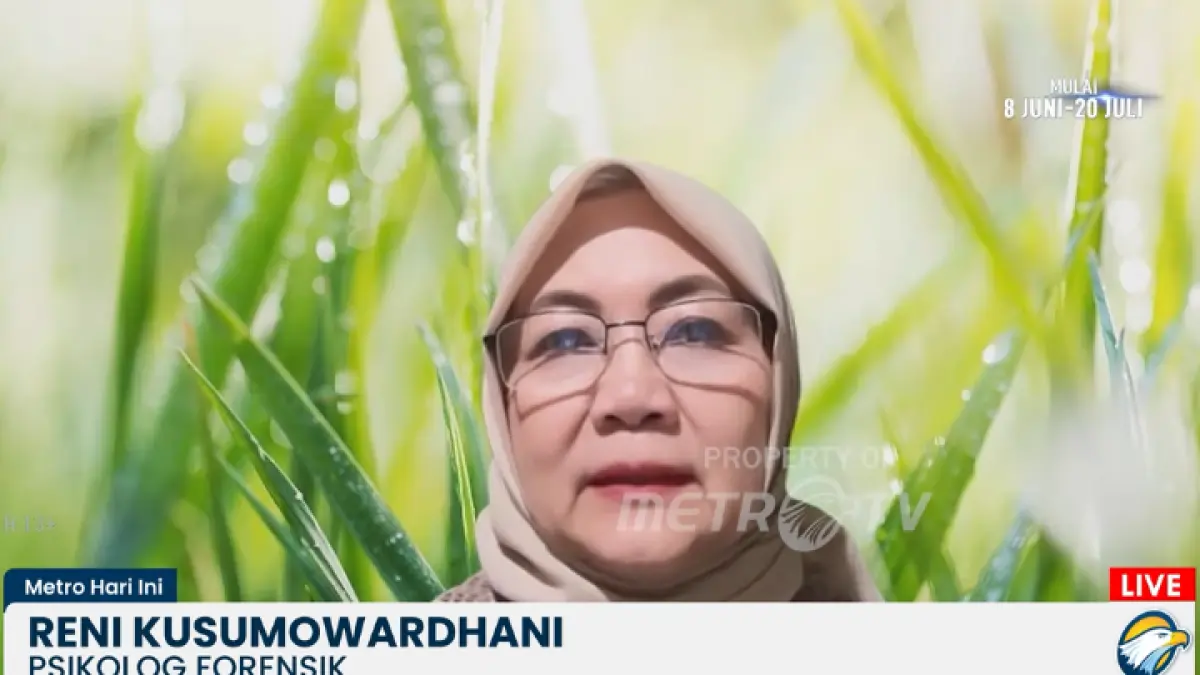 Reni Kusumowardhani, Psikolog Forensik buka suara kasus penganiayaan Vita. (METRO)