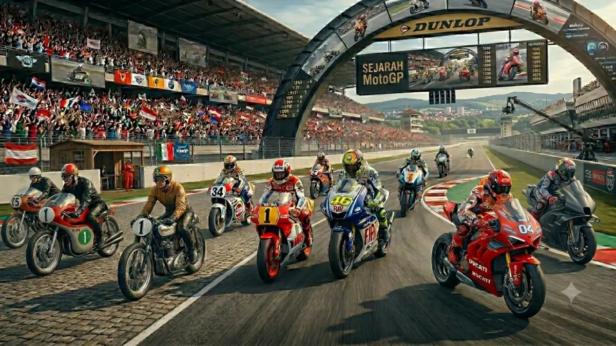 Sejarah Sirkuit Brno dari jalan raya umum hingga menjadi trek MotoGP legendaris yang disukai pembalap dunia.