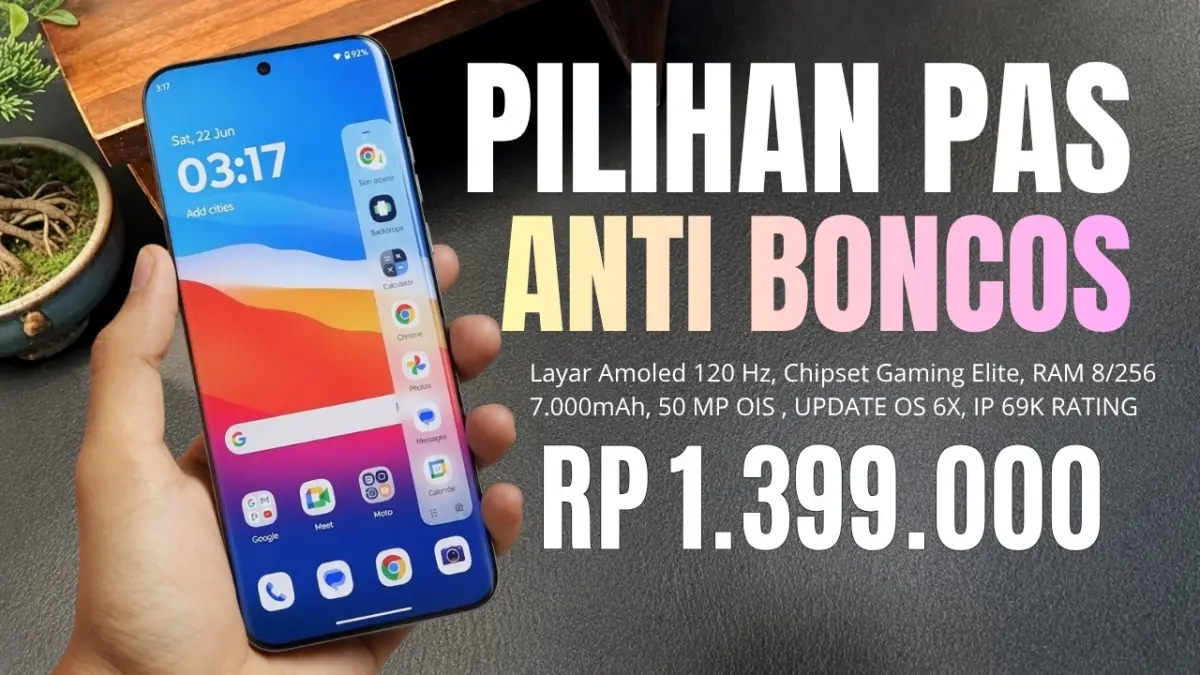 HP 1 jutaan terbaik 2026 hadir dengan layar 120 Hz, kamera 50 MP, baterai besar, dan performa kencang. Simak rekomendasinya. (Youtube. com)