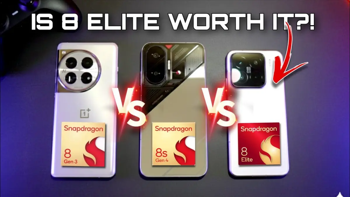 Perbandingan Snapdragon 8 Elite vs Snapdragon 8 Gen 3 vs Snapdragon 8s Gen 4, mana paling kencang untuk gaming dan emulator? (Youtube. com)