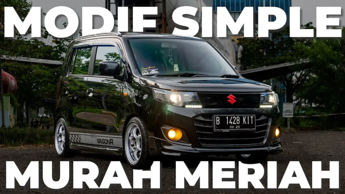 Modifikasi Suzuki Karimun Wagon R GS Matic 2016 tampil elegan dengan velg ring 15, sunroof Rp10 juta, upgrade mesin, dan audio untuk mobil harian. (Youtube. com)