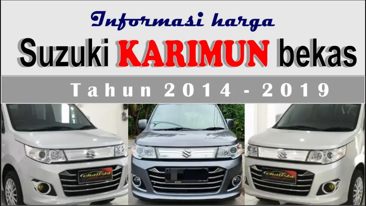 Harga Suzuki Karimun Wagon R GS bekas 2014-2019 mulai Rp72 juta hingga Rp102 juta. Simak daftar harga terbaru dan pilihan transmisi manual maupun AGS. (Youtube. com)