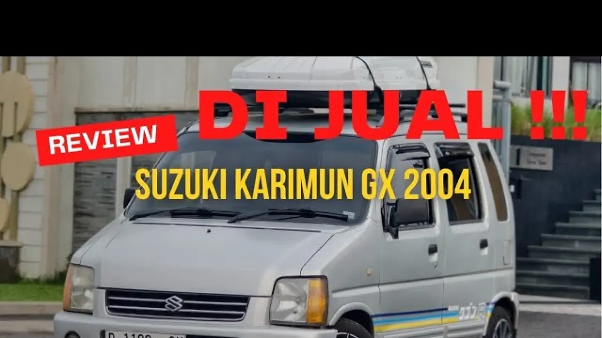 Suzuki Karimun GX 2004 bekas dijual mulai Rp72 juta. Dilengkapi roof bag, ban baru 2024, mesin diklaim sehat, dan siap digunakan untuk traveling. (Youtube. com)