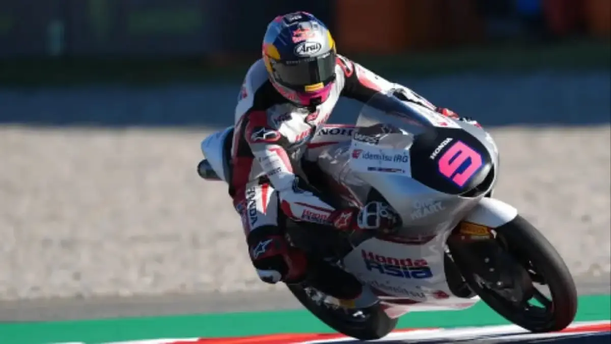 Feda Ega Pratama membidik kebangkitan di Moto3 GP Jerman usai gagal finis di Assen. Sachsenring menjadi peluang emas memperbaiki posisi klasemen (Pinterest).