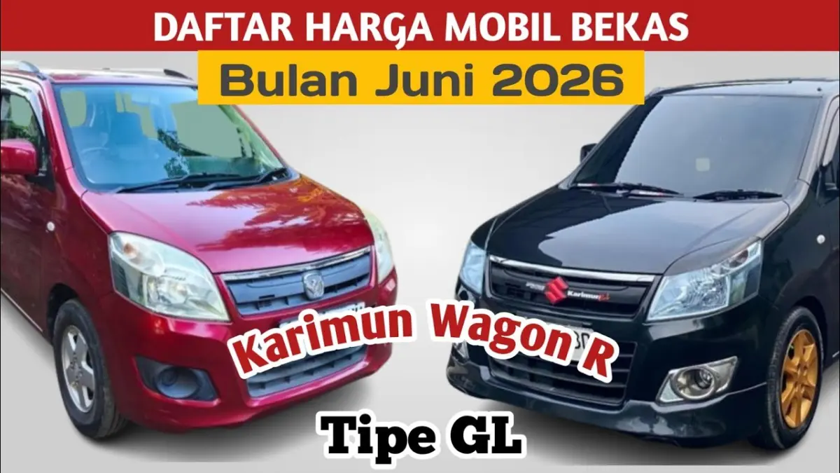 Harga mobil bekas Suzuki Karimun Wagon R Juni 2026 mulai Rp74,5 juta hingga Rp82,5 juta. Simak daftar lengkap beserta lokasi penjualnya. (Youtube. com)