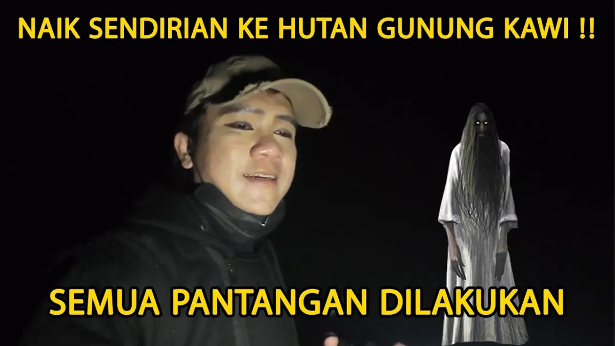Gunung Kawi kembali disorot. Kreator konten nekat naik sendirian malam hari mencari lokasi pesugihan Gunung Kawi, tetapi hasilnya justru mengejutkan. (Youtube. com)