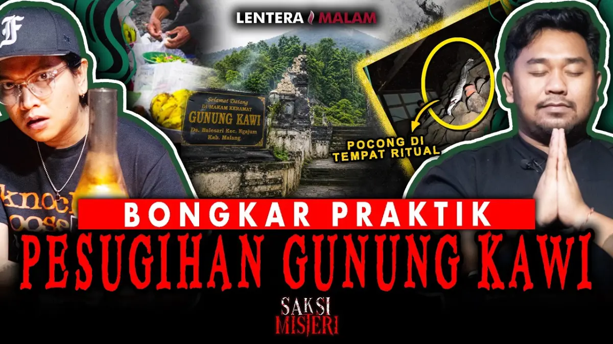Gunung Kawi Malang masih ramai didatangi pengunjung. Kreator konten mengungkap banyak wisatawan dari Jabodetabek datang dengan beragam tujuan. (Youtube. com)