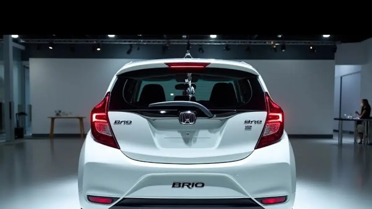 Honda Brio 2026 hadir dengan desain baru, fitur Honda Sensing, mesin irit dan prediksi harga mulai Rp185 juta. Simak spesifikasi lengkapnya. (Youtube. com)