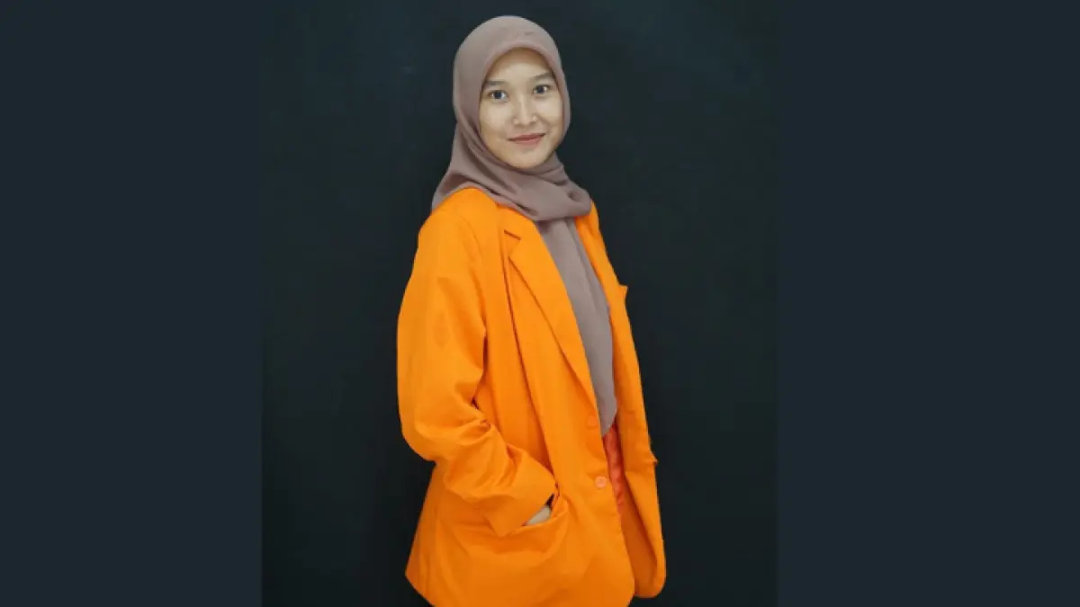 MODAL PENGALAMAN: Mahasiswi ilmu komputer fakultas sains dan teknologi,  ITB Trenggalek, Lutfiana Azizah, aktif berorganisasi sejak SD dan raih berbagai prestasi. (Lutfiana Azizah untuk Radar Trenggalek)
