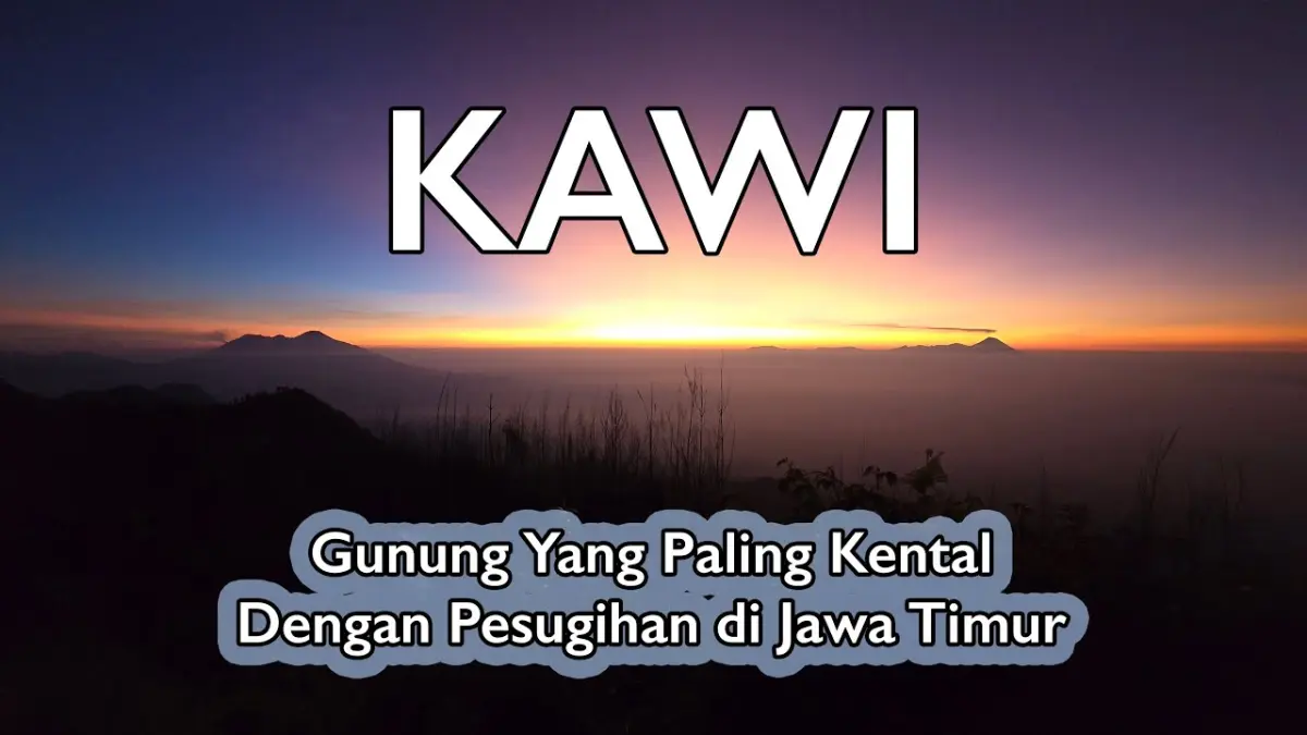 Pendakian Gunung Kawi Malang viral karena Tanjakan Istigfar yang sangat curam. Simak jalur, mitos, hingga panorama indah dari puncaknya. (Youtube. com)