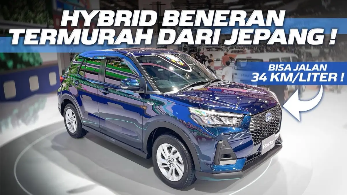 Daihatsu Rocky Hybrid resmi meluncur dengan harga Rp293 juta. SUV hybrid ini diklaim mampu mencatat konsumsi BBM hingga 34 km per liter. (Youtube. com)