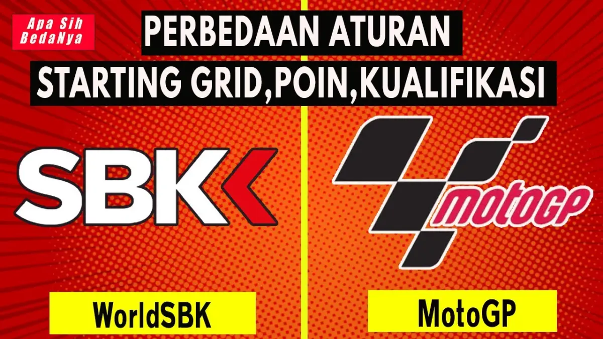 Perbedaan MotoGP dan WSBK ternyata bukan hanya soal motor. Simak aturan starting grid, format kualifikasi, sistem poin, hingga jumlah balapannya. (Youtube. com)