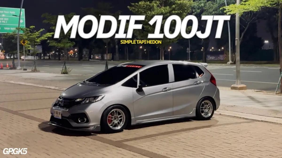 Modifikasi Honda Jazz GK5 2020 bergaya clean JDM memakai part Honda Access, BBK Wilwood, Racing Hart, hingga remap ECU. Simak spesifikasi lengkapnya. (Youtube. com)