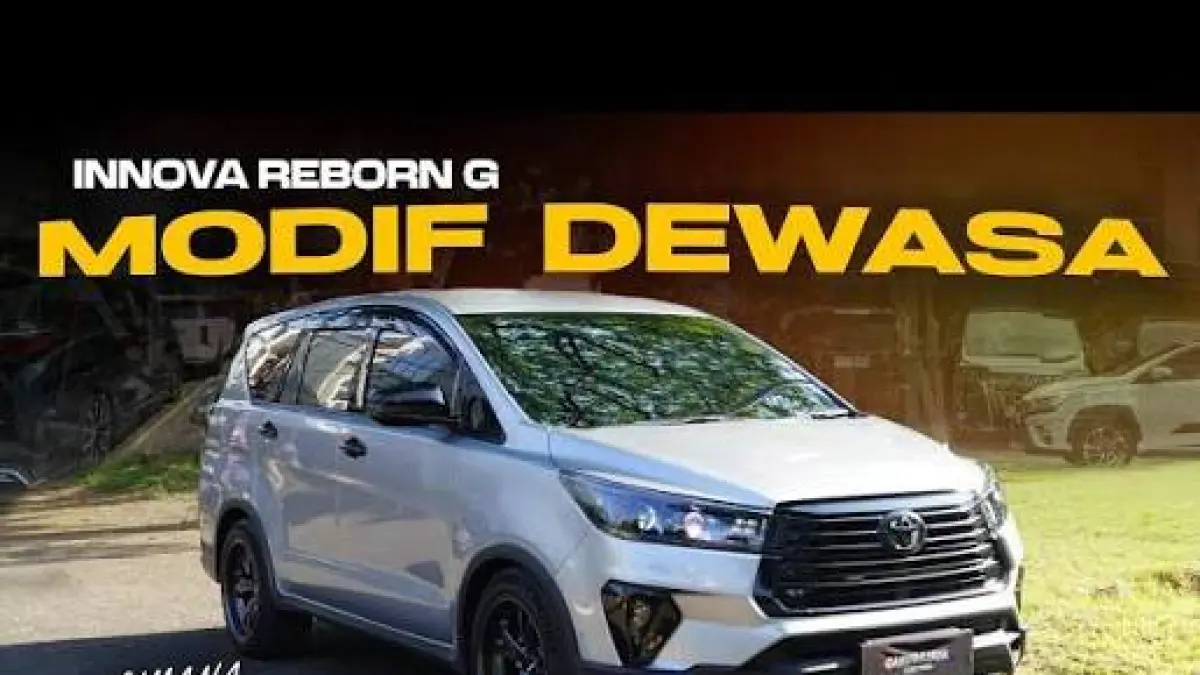  Modifikasi mobil 2026 hadirkan kabin VIP di Innova Reborn. Nikmati fasilitas captain seat, starlight roof mewah, audio SQ, dan pintu vakum otomatis.