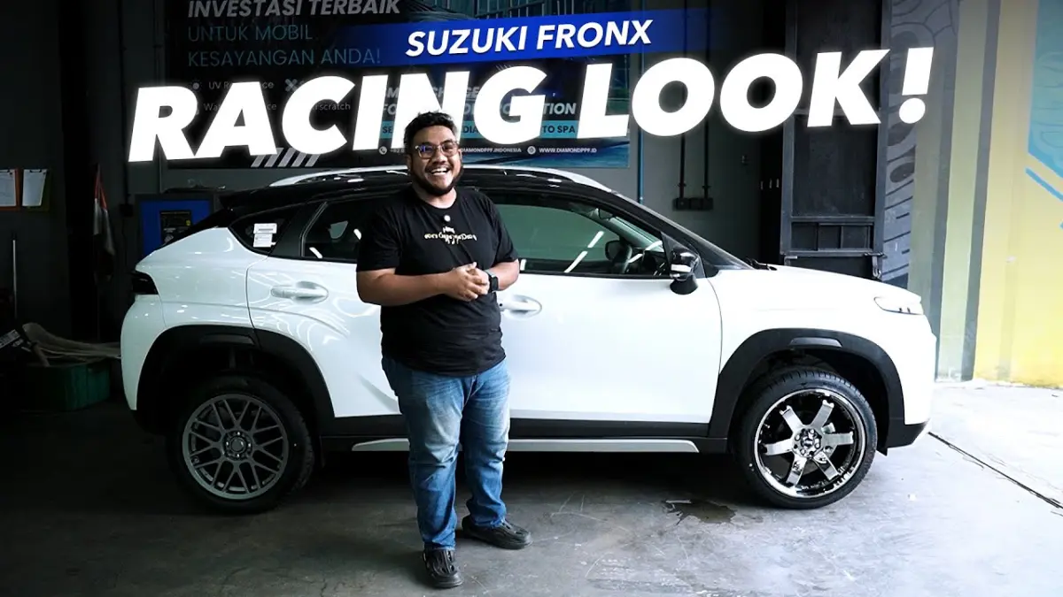 Rekomendasi velg Suzuki Fronx terbaik 2025 mulai ring 16, 17 hingga 18. Simak pilihan HSR Wheel yang bikin crossover tampil makin sporty. (Youtube. com)