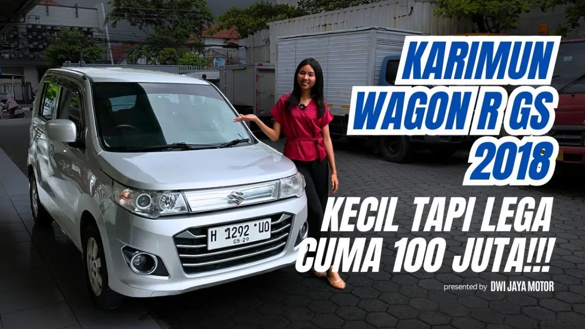 Harga Suzuki Karimun Wagon R bekas 2018 matic Rp100 juta masih nego. City car irit BBM, kabin luas, pajak hidup, dan siap pakai. (Youtube. com)