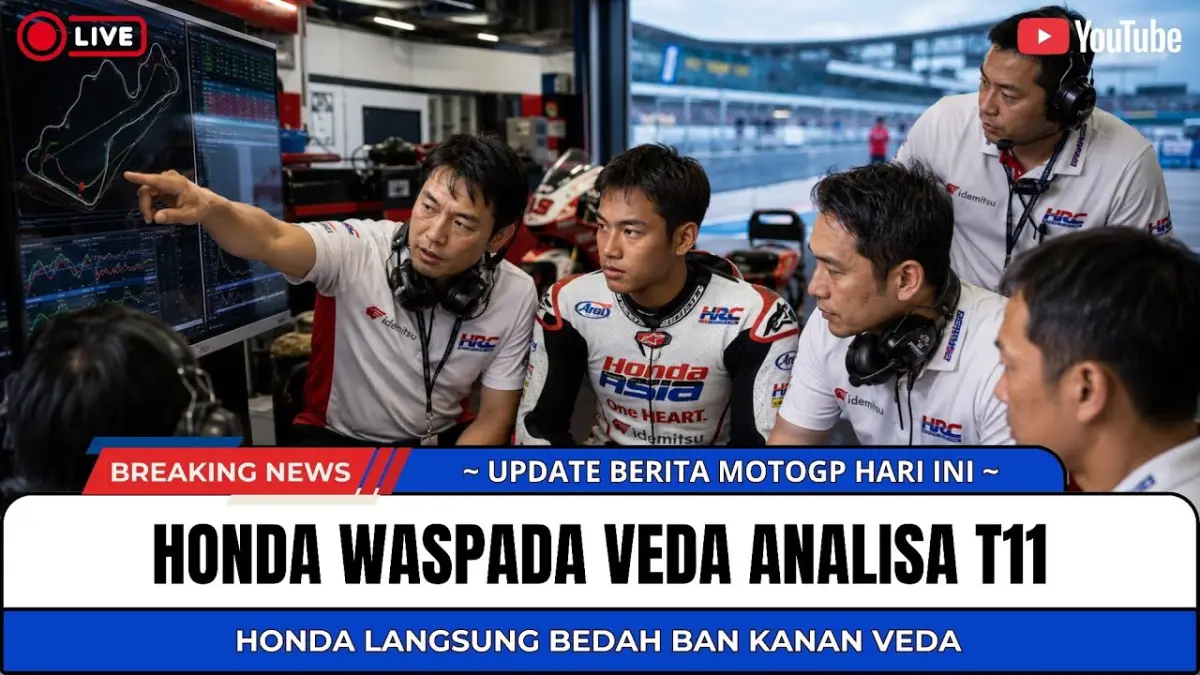  Veda Ega Pratama menghadapi tikungan maut T11 Sachsenring. Honda Team Asia menyiapkan strategi khusus demi meraih hasil terbaik di Moto3 Jerman. (Youtube. com)