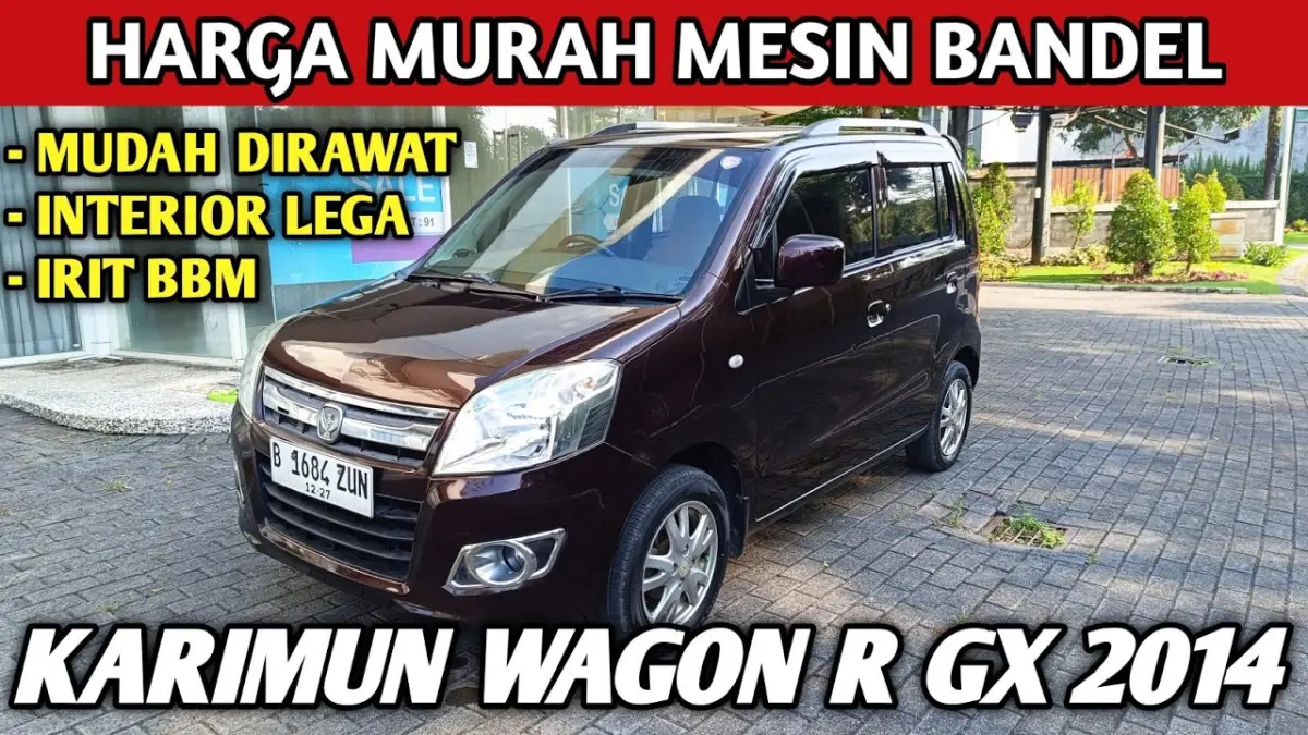 Harga Suzuki Karimun Wagon R GX 2014 cuma Rp79,9 juta. Mesin 1.000 cc irit BBM, AC dingin, interior lega, siap pakai dan bisa kredit syariah. (Youtube. com)