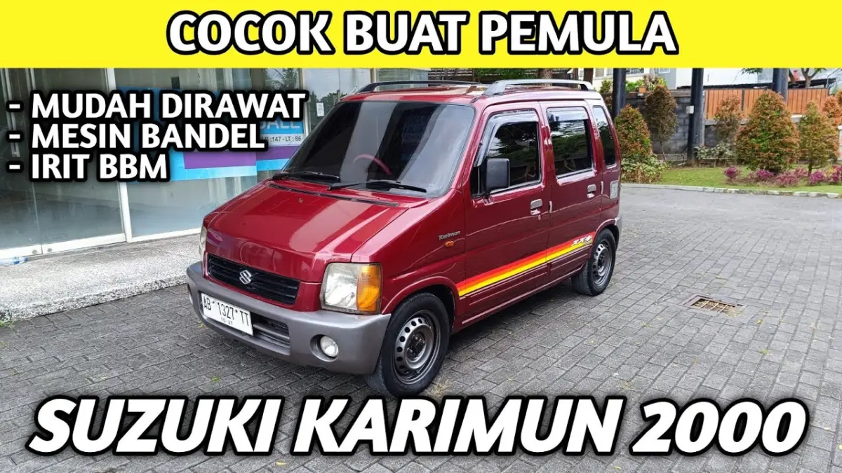 Suzuki Karimun Kotak 2000 dijual Rp56,5 juta. Mesin sehat, AC dingin, irit BBM, pajak panjang, siap pakai dan tersedia kredit syariah. (Youtube. com)
